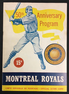 1951 Junior World Series Baseball Program Montreal Royals 50th Anniversary