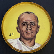 1963 Nalley's Potato Chips CFL Football Token Plastic Coin #54 Ralph Goldston