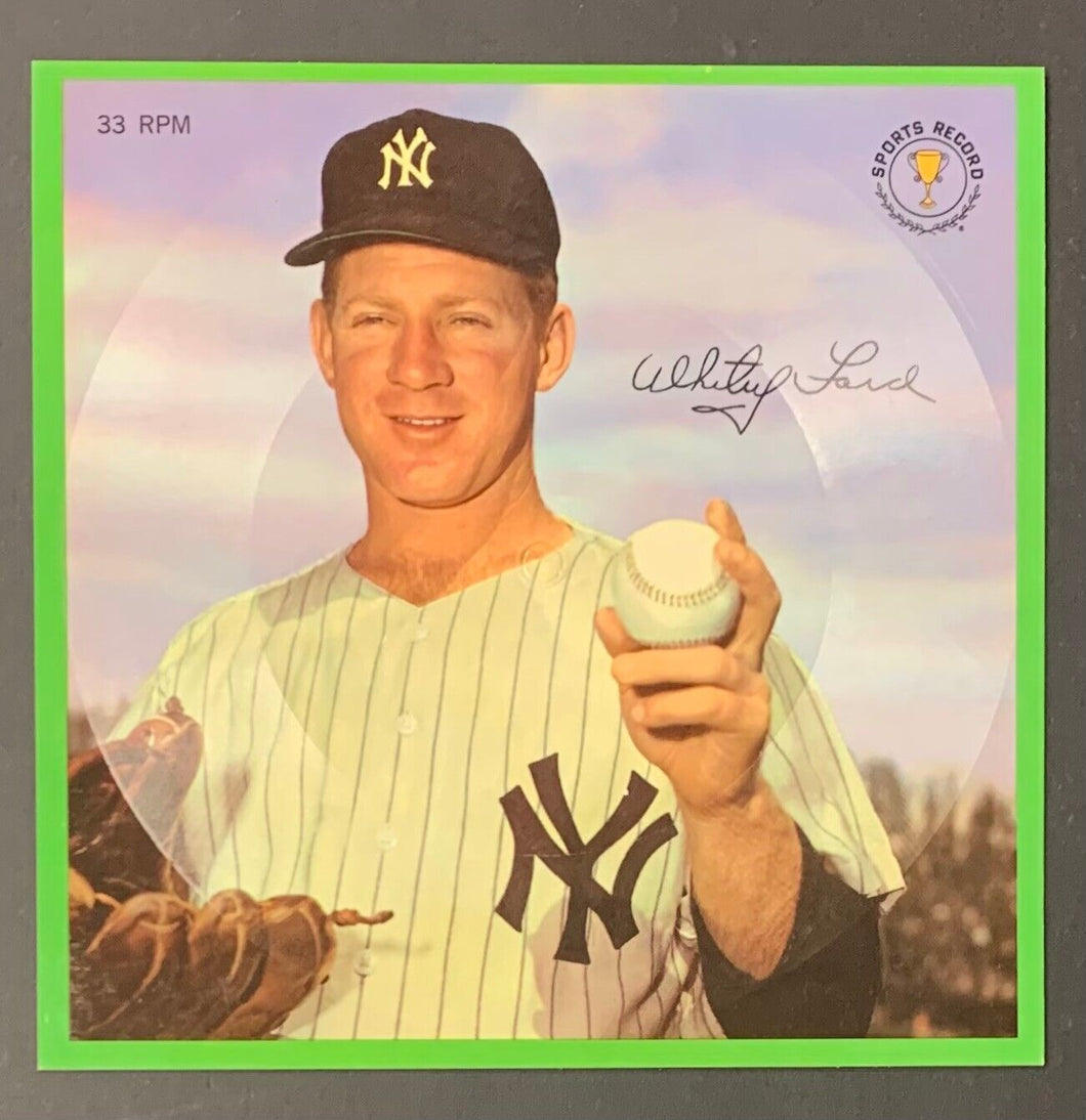 1964 Whitey Ford New York Yankees Auravision 33rpm Record MLB Baseball