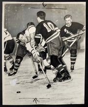 Load image into Gallery viewer, 1940s NHL Hockey Toronto Maple Leafs Type 1 Photo New York Rangers Ted Kennedy
