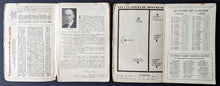 Load image into Gallery viewer, 1933-34 General Motors Hockey French Broadcast Guide Canadiens + Maroons Edition
