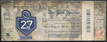 Load image into Gallery viewer, 08/4/2010 New York Yankees MLB Baseball Ticket Alex Rodriguez 600th Home Run
