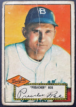 Load image into Gallery viewer, 1952 Topps Baseball #66 Preacher Roe MLB Card Vintage Brooklyn Dodgers
