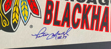 Load image into Gallery viewer, 1981-82 Chicago Blackhawks Full Size Hockey Pennant Autographed x2 Marsh + Kerr

