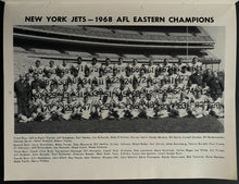 Load image into Gallery viewer, 1968 AFL Championship Game Program New York Jets Oakland Raiders NFL Football
