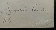 Load image into Gallery viewer, 1965 Jacqueline Kennedy Autographed Signed Handwritten Letter JSA LOA Vintage
