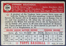 Load image into Gallery viewer, 1952 Topps Baseball Steve Souchock #234 Detroit Tigers MLB Card Vintage
