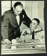 Vintage Don Newcombe Signed Photo Autographed Los Angeles Dodgers MLB Baseball