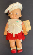 1957 Campbell Kid Doll Complete Vintage Toy Advertising Original Tag