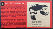 Load image into Gallery viewer, 1964-65 Vintage Montreal Canadiens Gilles Tremblay Topps Tallboy NHL Hockey Card
