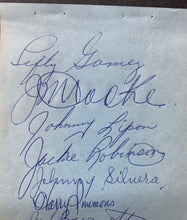 Load image into Gallery viewer, 1960s Jackie Robinson Autographed Signed x11 Sports Album Page MLB JSA LOA
