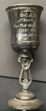 Load image into Gallery viewer, Rare Historical 1887 Bicycle Club First Place Trophy Penny Farthing Bikes VTG
