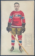 1928-29 La Presse Full Page Photo Martin Burke Montreal Canadiens French Paper