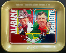 Load image into Gallery viewer, NCAA Football Game Coca Cola Tray Celebrating 1975 Legion Field Game Alabama
