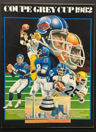 1982 CFL Grey Cup Football Program Toronto Argonauts v Edmonton Eskimos Unscored