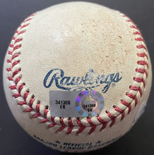 Load image into Gallery viewer, Evan Longoria Autographed Game Used Baseball 7/21/13 Tor vs TB MLB HOLO + JSA
