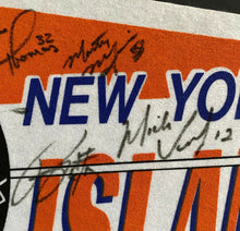 Load image into Gallery viewer, 1990 Vintage Signed NHL Hockey New York Islanders Autographed Pennant
