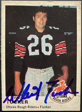Load image into Gallery viewer, 1970 Autographed OPC CFL Football Card #47 Whit Tucker Ottawa Rough Riders
