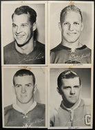 1962-64 NHL Hockey Wonder Bread Premiums x4 Howe Richard Keon Hull Vtg Photos
