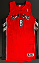 Load image into Gallery viewer, Jose Calderon Autographed Toronto Raptors NBA Basketball Jersey Adidas Signed
