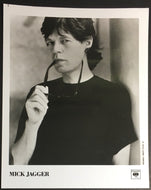 1980 Mick Jagger Columbia Records Photo Portrait Rolling Stones Vintage Music