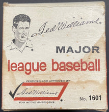 Load image into Gallery viewer, 1964 Ted Williams Autographed Original Box Sears Roebucks Baseball Signed LOA
