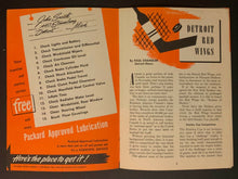 Load image into Gallery viewer, 1953 Packard Sports Library Series #17 Detroit Red Wings NHL Hockey Book Loop

