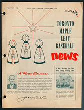 Load image into Gallery viewer, 1st Issues Toronto Maple Leafs Baseball News 1955 International League Season
