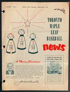 1st Issues Toronto Maple Leafs Baseball News 1955 International League Season
