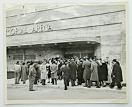 1948 Historic Hockey Type 1 Photo - Victoria Cougars 1st Game @ Memorial Arena