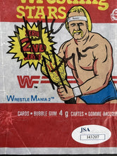 Load image into Gallery viewer, Hulk Hogan Autographed 1986 O-Pee-Chee WWF WWE Wax Pack Wrapper Wrestling JSA
