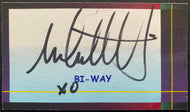 Michael Andretti Autographed Signed Cut Champion Indy Car Racing Driver Vintage