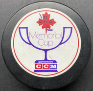 1974 Memorial Cup Regina Pats Vintage Official Viceroy Game Used Puck CHL WHL