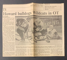 Load image into Gallery viewer, 1990 Minnesota Duluth vs Northern Michigan US College Hockey Program + Photo
