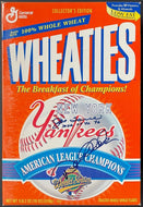 1996 Derek Jeter Joe Torre Signed Autographed Wheaties New York Yankees Box PSA
