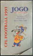New Factory Sealed Box CFL 1991 by JOGO Football Cards Vintage NOS!