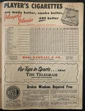 Load image into Gallery viewer, 1952 Vintage MiLB Baseball Program Toronto Maple Leafs Rochester Red Wings
