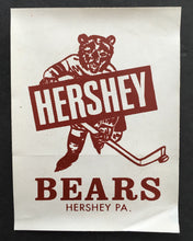 Load image into Gallery viewer, Vintage Hershey Bears Decal Unused AHL Hockey
