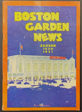 Load image into Gallery viewer, 1930-31 Philadelphia Quakers Boston Bruins NHL Hockey Program Eddie Shore Rare
