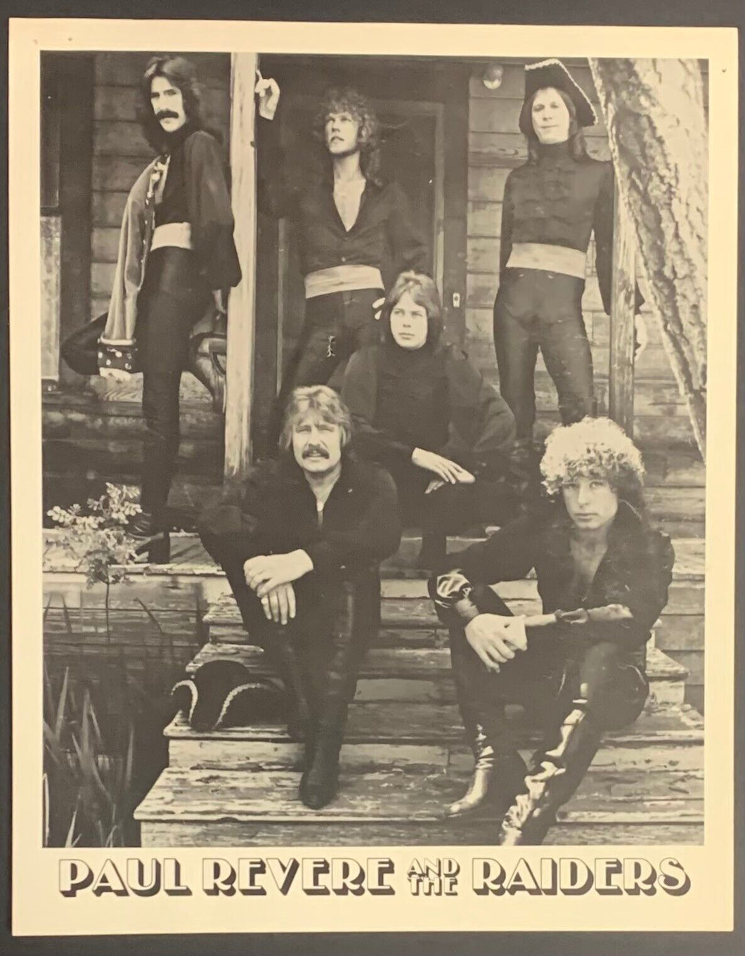 1980 Paul Revere + The Raiders Promo Photo Vancouver Golden Crown Supper Club