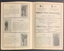 Load image into Gallery viewer, 1933 Auditorium NHL Hockey Program Ottawa Senators vs Detroit Red Wings + News
