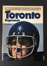 Load image into Gallery viewer, 1973 Toronto Argonauts CFL Football Program Vs Hamilton Tiger Cats Ivor Wynne
