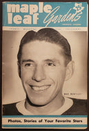 1951 Maple Leaf Gardens NHL Program Leafs Rangers Signed Lineup John McCormack