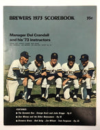 1973 County Stadium Baseball Program Baltimore Orioles Vs Milwaukee Brewers MLB