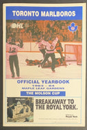 1983-84 Toronto Marlboros OHL Hockey Yearbook + Scorecard Many Future NHLers