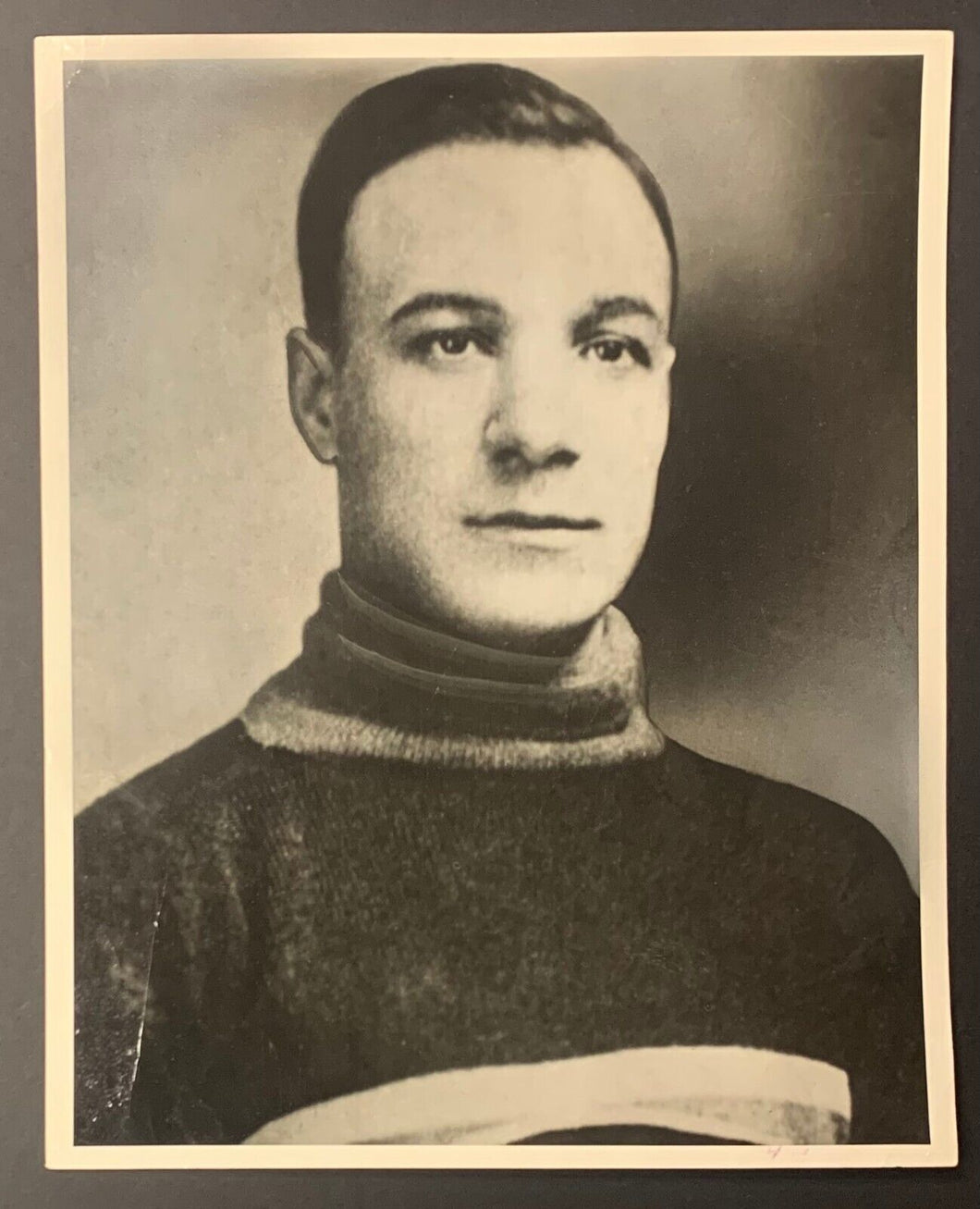 1915-16 Newsy Lalonde Hockey Hall Of Famer Vintage Turofsky Stamped Photo NHL