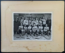 Load image into Gallery viewer, 1952-53 Mound Pilots Manitoba Senior Hockey League Vintage Team Photo
