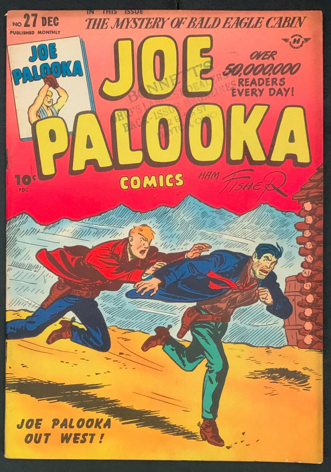1948 Joe Palooka No.27 Vintage Comic Book Boxing Comic Book Babe Ruth Feature