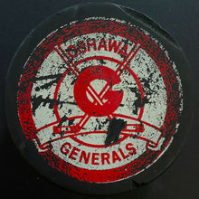 Load image into Gallery viewer, 1960&#39;s Oshawa Generals OHA Major Jr. A Game Puck Vintage Hockey Used CMJHL
