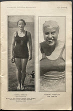 Load image into Gallery viewer, 1929 4th Wrigley Swimming Marathon Toronto CNE Grounds Program World Champion
